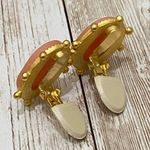 Unsigned Vintage Victorian Cameo Clip On Earrings Photo 12