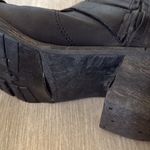 Harley Davidson Boulder 88351 Black Leather Motorcycle Boots Sz 6 Mid Shaft Photo 9