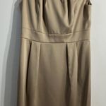 Womans Dress Barn Collection Fit & Flare Cocktail Dress 12 Bronze Rhinestones Photo 0