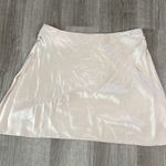 Quince  Silk Mini Skirt Champagne Photo 0