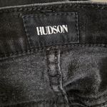 Hudson  Noa High Rise Crop Straight Leg Jeans Valerie Val Black Size 30 Photo 4