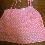 Billabong Pink Floral Daisy Bow Top Sz. M Photo 0