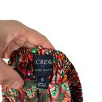 J.Crew Jamie Pant Floral Pull On Career Work Preppy Mid Rise NWT Womens Size 6 Photo 5