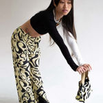 Find Me Now Women's Vega Pants Viscose Pull On Elastic Waist EUC Size S Photo 0