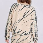 Wildfox Orange Olivia Sweatshirt Spiral Dye Crop Boxy Pullover Sz S NWT Photo 10