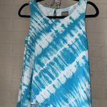 Chico's  dress tie dye turquoise white sleeveless size 0 XS Photo 1