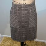 Soho Brown Pin Striped Mimi Skirt Photo 2