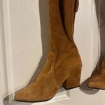 Goodnight Macaroon 'Marlo' Tan Over The Knee Suede Leather Boots Photo 4