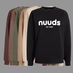 Nuuds Birthday Edition Mocha Sweatshirt XXL Limited Release Rare Crewneck in EUC Brown Photo 3
