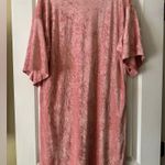 We The Free Free People Crushed Velvet oversized Dress Size XS Pink Luxe Tunic Photo 4