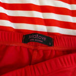 Avidlove NWT! Women’s red/white stripe two piece tankini/shorts Small Photo 4