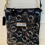 Coach Y2K Women's Swing-pack Crossbody Bag Gunmetal Gray Chain Link Pattern Photo 0