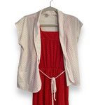 Vintage Red White Polka Dot Sun Dress Jacket Womens Sz Size XS 60s Whimsical Photo 5