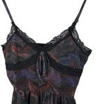 Urban Outfitters  Women’s Riva Strappy Mesh Abstract Lace Romper Multi Small Photo 5
