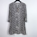 Soft Surroundings  printed lightweight raven dress size XL Photo 1