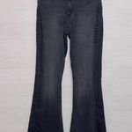 Hudson Jeans Women's Dark Gray Hedi High Rise Flare Jeans in Nebula size 26 Photo 2