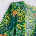 Etsy 3pc tropical swimsuit longline corset like top with high hip high waisted Photo 3