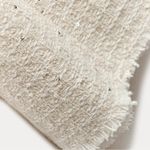 ZARA NWT❗️ Elegant White Tweed Short Cutted Dress ZW Collection Mini Ivory Size M Photo 9