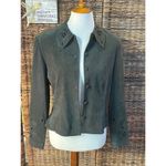 Karin Stevens Olive Green Blazer 12P-NWOT Photo 1
