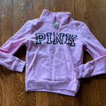 PINK - Victoria's Secret Pink VS Pink Quarter Zip Pullover SIZE XS Photo 0