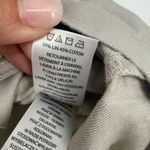 Nicole Miller New York Womens Beige Paper Bag Waist Belted Shorts M Medium Tan Photo 4