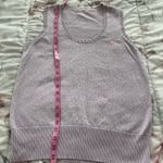Puma Y2K lavender animal prints cotton preppy academia summer golf vest, size S Photo 6