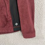 Columbia Jacket Women’s L Maroon Black Fleece Interchange Full Zip Photo 1