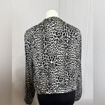 Baccini  Black and White Animal Print Blazer Photo 3