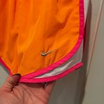 Nike Dri-Fit Women's Running Shorts Neon Orange Pink Lined Size XS 3" inseam Photo 2