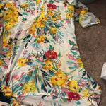 Anthropologie Fig & flower sheer floral tunic top M Photo 4