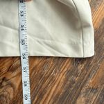 ZARA B8 Beige Sleeveless Wide Leg Jumpsuit Belted Mock Neck XS Photo 5