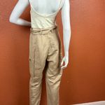 EXPRESS  Women's Beige Utility Jumpsuit Size Small Photo 5