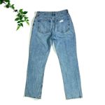 H&M  High Waisted Straight Leg Button Fly Jeans Photo 3