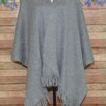 Vince Camuto Women's Gray Fringe Shawl One Size Layering Casual Warm Open Front Photo 0