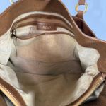 Jennifer Alfano Women’s brown leather shoulder purse 10x14x3.5" 8" handle Photo 12