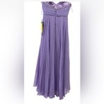 Royal Queen Collection Women’s Lilac Strapless Dress Prom Bride Formal NWT Sz 12 Purple Photo 11