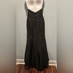 Jovani Black/Gold polka dots sweetheart strapless fitted bodice mermaid dress Photo 4