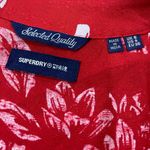 Superdry  Vintage Mini Wrap Red Floral Dress Size 4 Photo 2