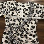 Love, Whit Love Whit Black White Floral Wrap Midi Dress Size XS NEW Photo 7