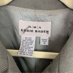 Eddie Bauer 90's Vintage Wool Blend Gray Blazer Size 12 Photo 1