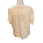 Marine layer  Easy Crop Graphic Tee Shirt‎ Antique White Large Rainbow Soft Photo 2