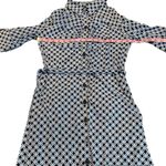 Laundry by Shelli Segal LAUNDRY blue and white chain print dress Photo 2