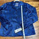 Kasper π¦ NWT & Company Petite Button Silk Leopard Blouse 2P Photo 7