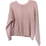 Forever 21 Light Pink Knit Crew Neck Long Sleeve Sweater Size Medium Photo 1