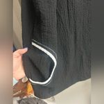 Ali Miles Textured Cowl Neck Top Black Size XXL Photo 2