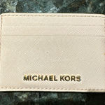 Michael Kors Women’s Light Pink‎ Leather Reed Logo Card Case Wallet Photo 0
