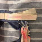 VS PINK Wear Everywhere Lightly Lined Roses Floral Bra Size 34D Navy Blue White Photo 6