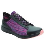 Alegria Qest Pink Traq Women's Sneakers Black Purple Pink Knit Size EU 42 11 12 Photo 10