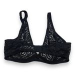 Bonds Intimately Womens Bra 32C Lace Deep V Bra Sheer Underwire Black NEW Size undefined Photo 1