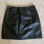 Audrey 3+1 Leather Mini Skirt Photo 0